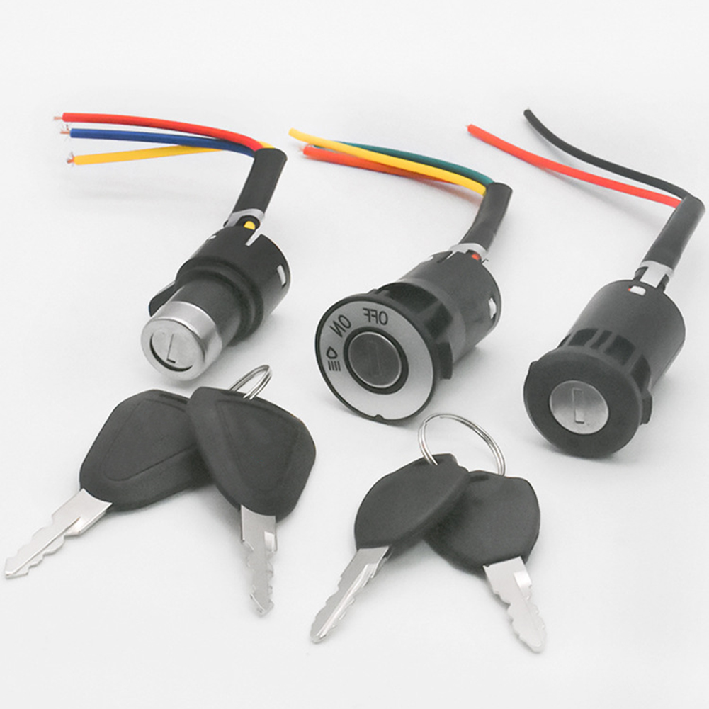 Power Switch Outdoor - อะไหล่ตัวล็อคไฟฟ้าสำหรับรถมอเตอร์ไซค์ไฟฟ้า, สวิตช์ควบคุมการจุดระเบิด1x