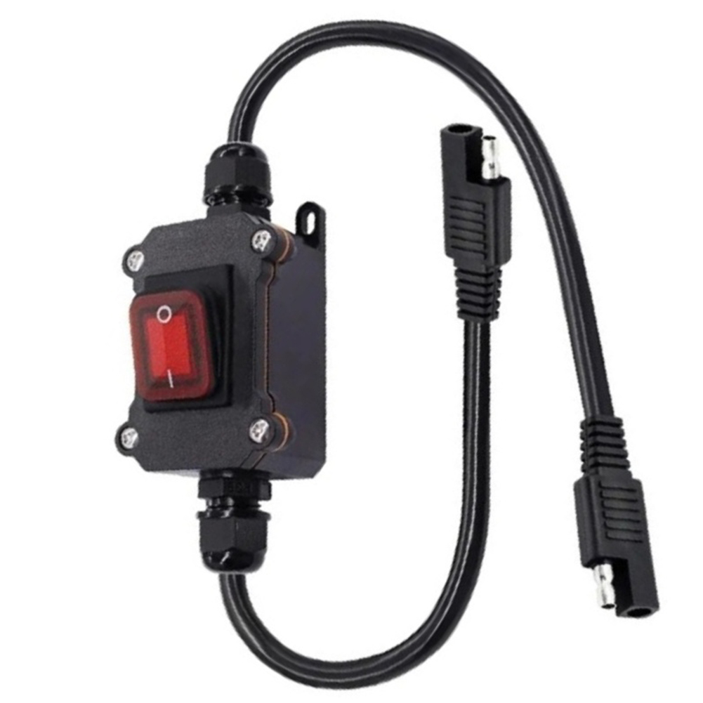 Power Switch Outdoor - สำหรับอุปกรณ์เชื่อมต่อ SAE สวิตช์ไฟแบบอินไลน์ 12V IP67 สำหรับไฟสวน