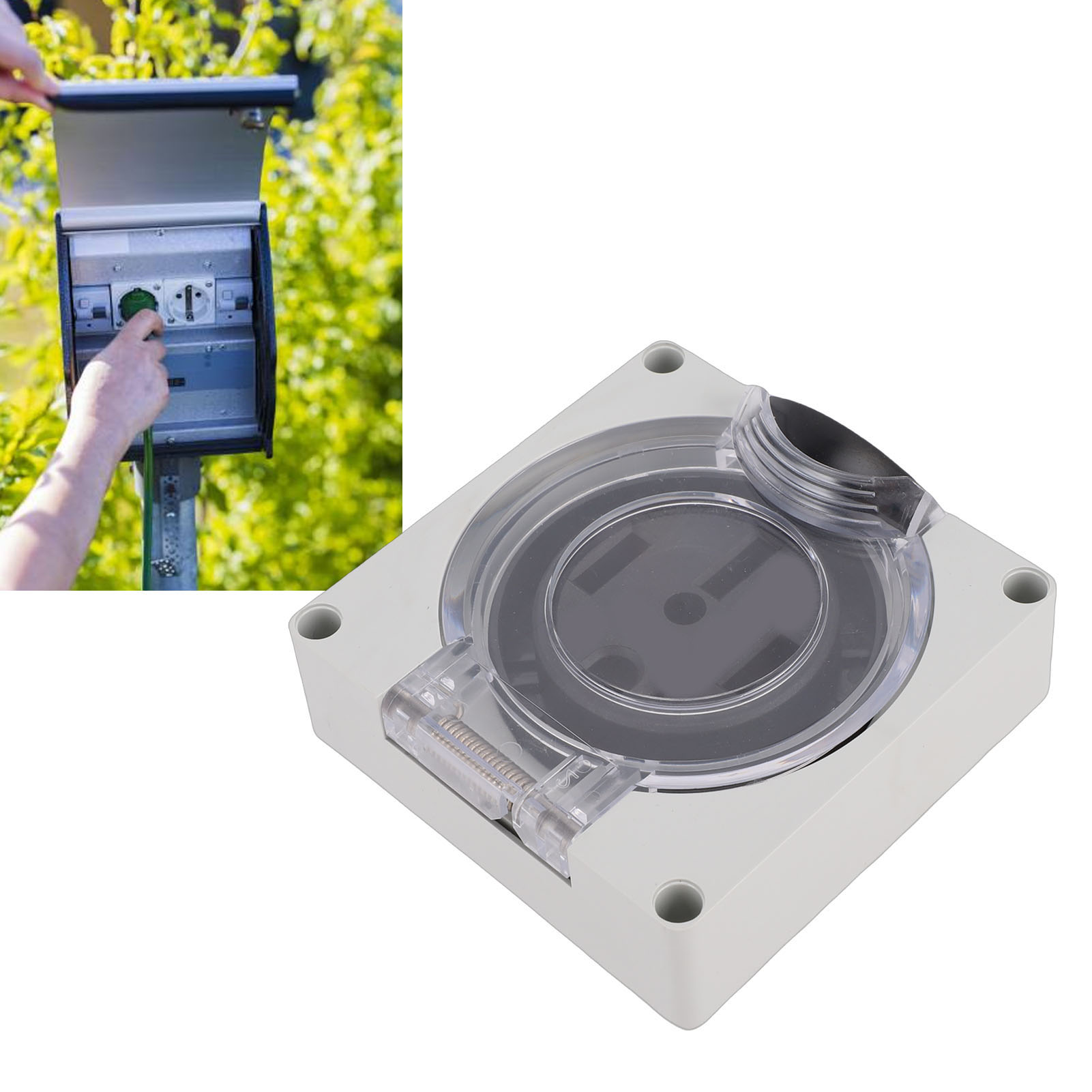 Outdoor Power Receptacle - เต้ารับไฟฟ้าอุตสาหกรรมแบบล็อคได้ NEMA L14-50R 50A IP55 กล่องเต้ารับ