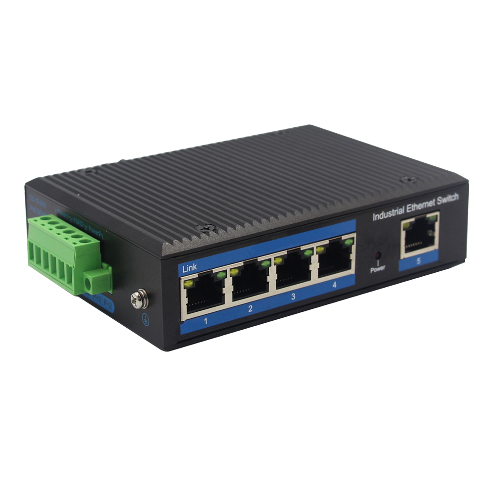 Power Switch Outdoor - สวิตช์ POE กิกะบิตสำหรับใช้งานกลางแจ้ง ระดับอุตสาหกรรม 5 พอร์ต