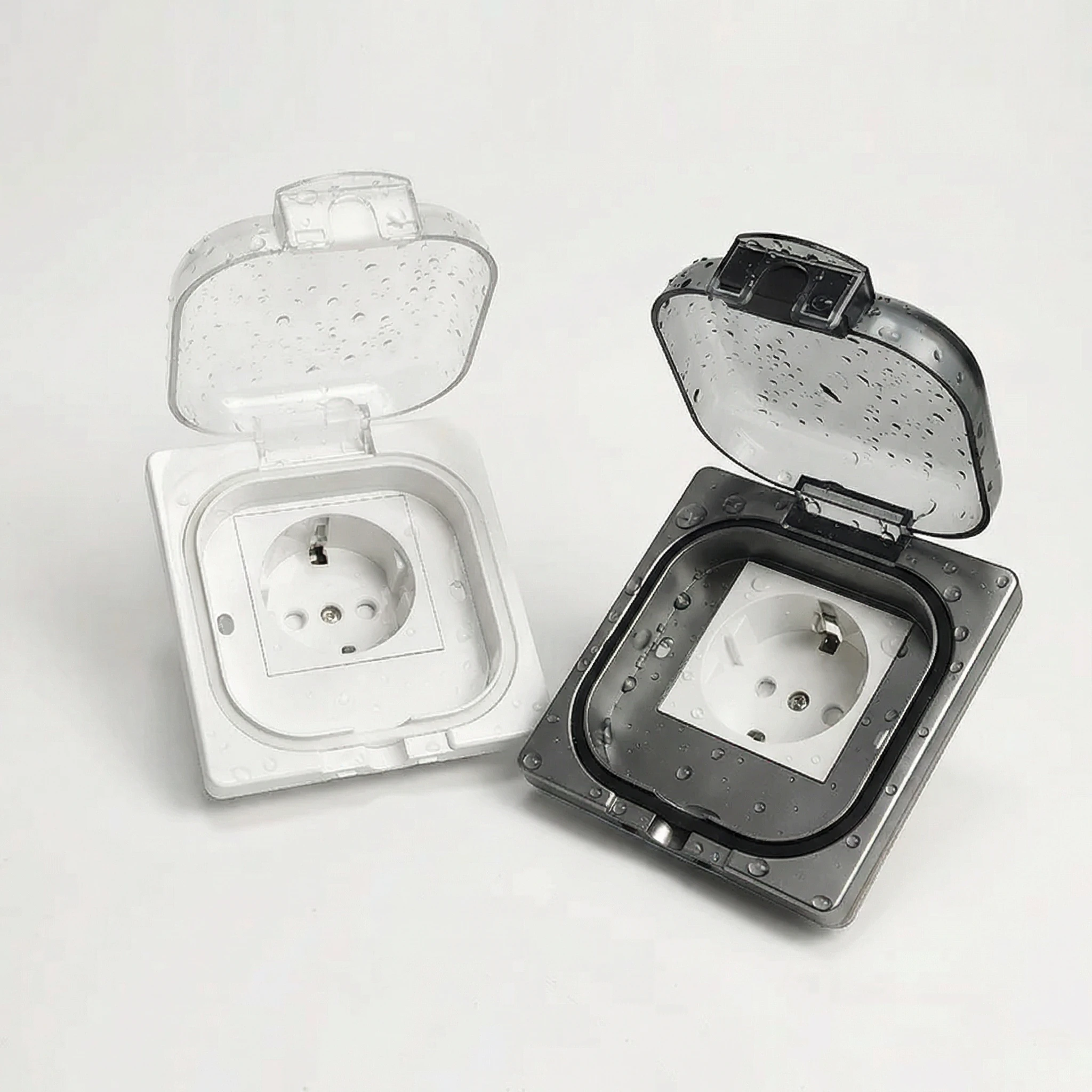 Outdoor Power Receptacle - เต้ารับไฟฟ้ากันน้ำกลางแจ้ง IP65 - แผ่นติดผนังกำลังสูง 16A, 250V
