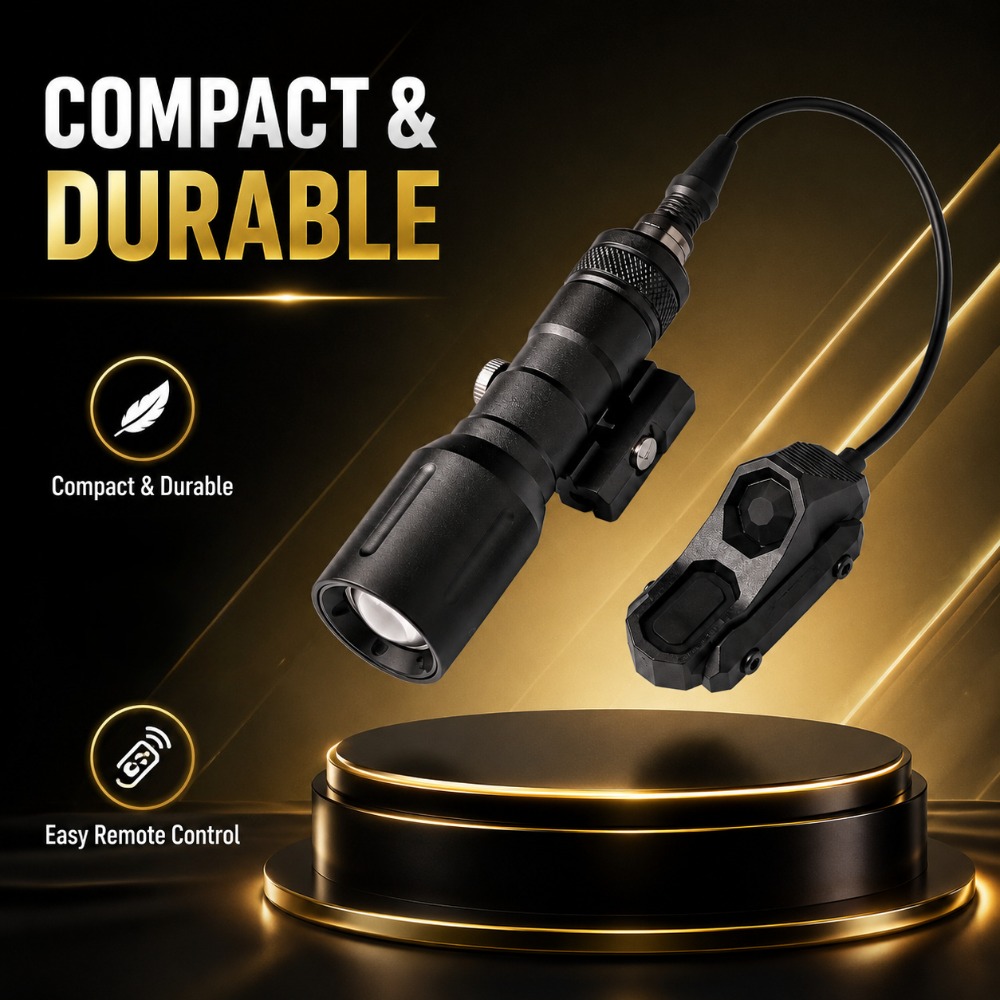 Power Switch Outdoor - ไฟฉาย LED กำลังสูง วัสดุอัลลอย พร้อมสวิตช์ควบคุมระยะไกล ทนทาน