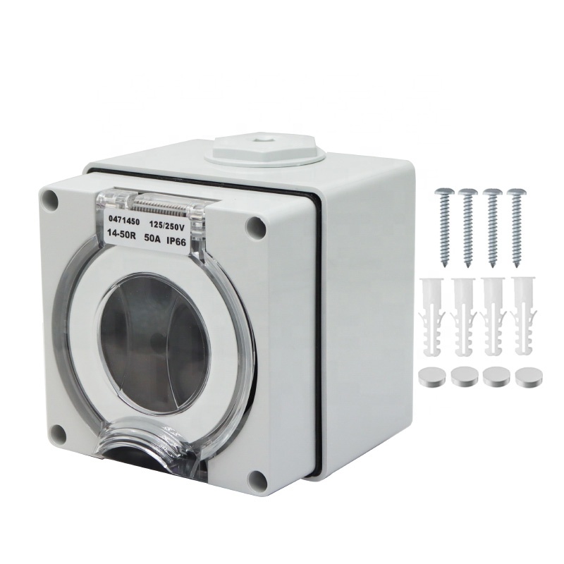 กล่องต่อไฟสำหรับรถบ้าน 50 แอมป - Outdoor Power Receptacle บทวิจารณ์และราคา