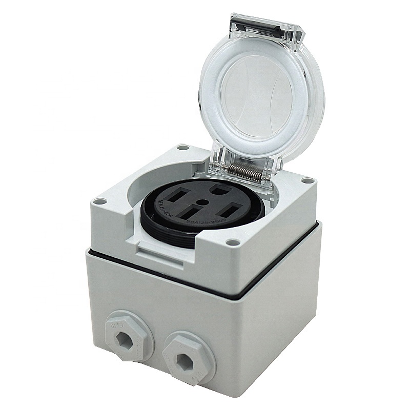กล่องต่อไฟสำหรับรถบ้าน 50 แอมป - Outdoor Power Receptacle บทวิจารณ์และราคา