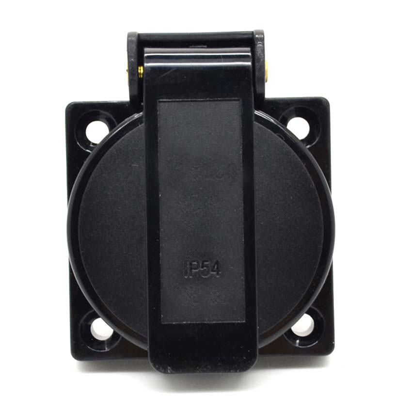 2PCS สีดํา 10A 15A ออสเตรเลียก - Outdoor Power Receptacle บทวิจารณ์และราคา