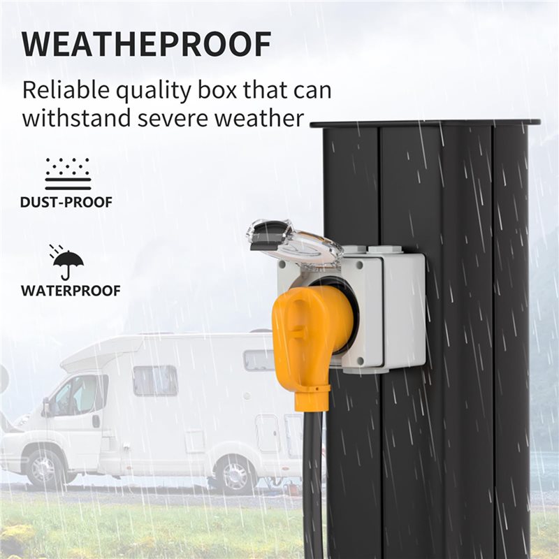 2X 30Amp กล่องเต้ารับไฟฟ้า, 12 - Outdoor Power Receptacle บทวิจารณ์และราคา