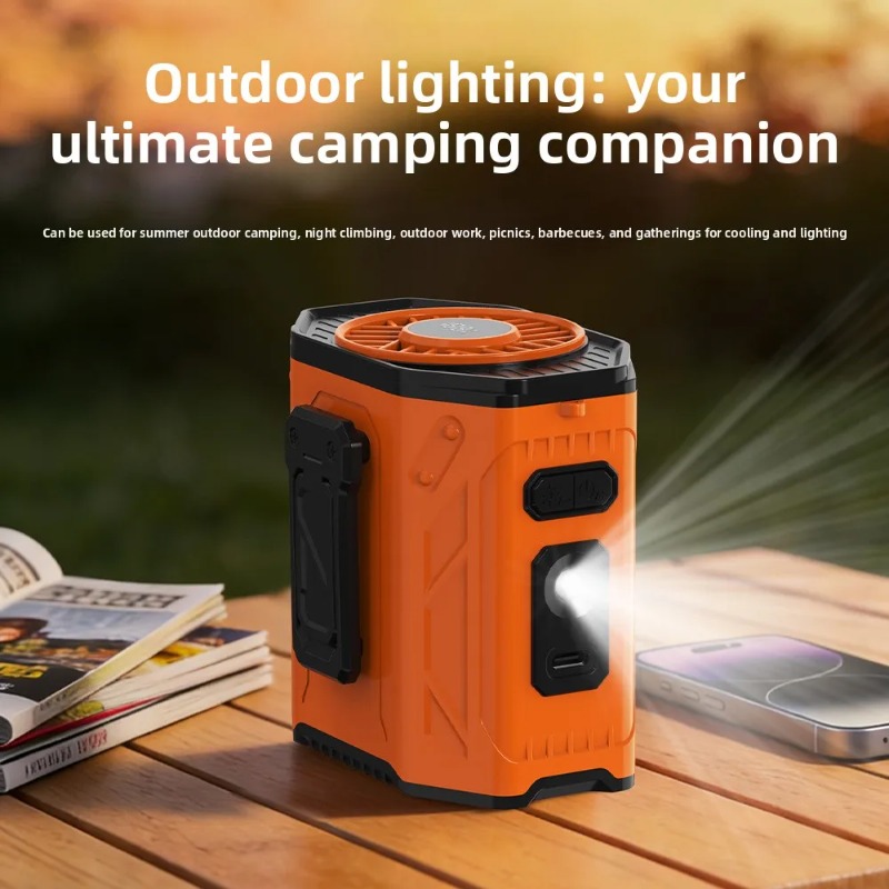 พัดลมคล้องคอแบบพกพาสำหรับงานกล - Outdoor Powerbank บทวิจารณ์และราคา