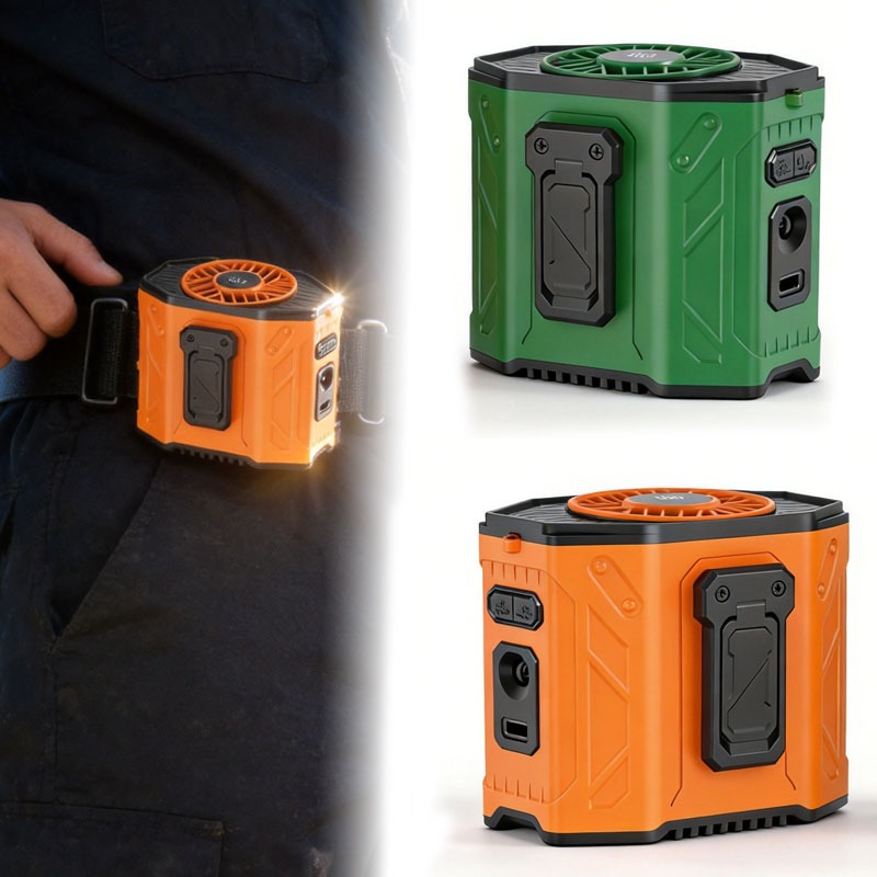 พัดลมคล้องคอแบบพกพาสำหรับงานกล - Outdoor Powerbank บทวิจารณ์และราคา