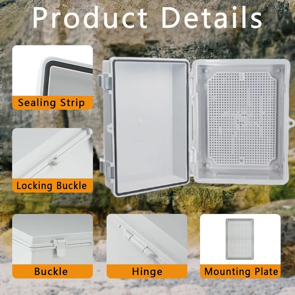 IP66 กันน้ําสีเทา/โปร่งใสฝาครอ - Power Switch Outdoor บทวิจารณ์และราคา