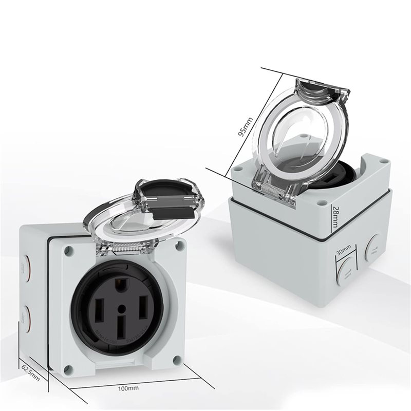 Y17A 6X 50Amp กล่องเต้ารับไฟฟ้ - Outdoor Power Receptacle บทวิจารณ์และราคา