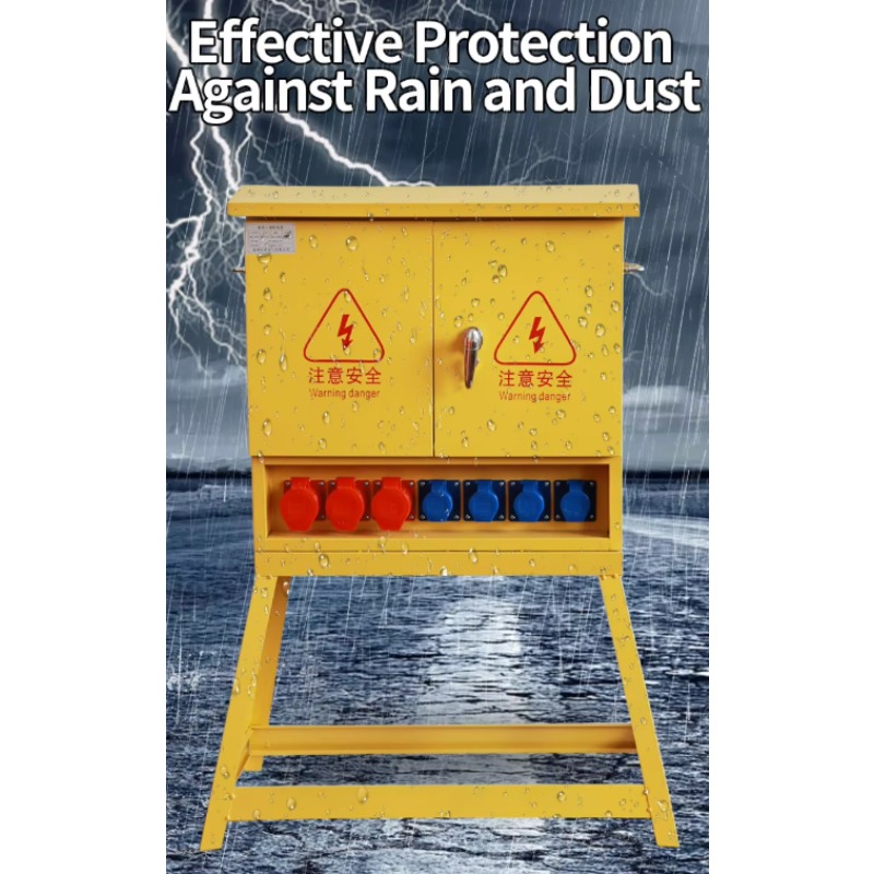 กล่องสวิตช์นิรภัยสีเหลือง ชุดจ - Power Switch Outdoor บทวิจารณ์และราคา