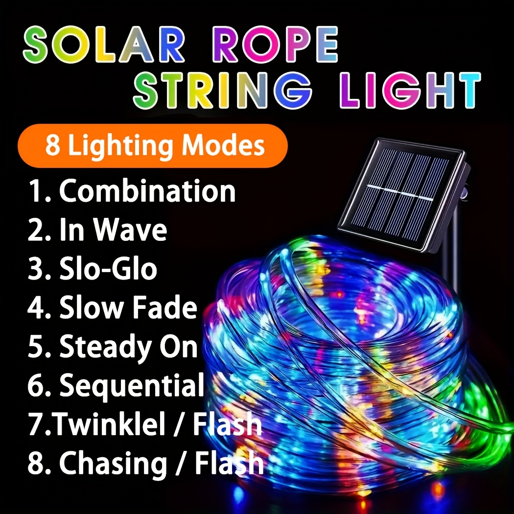 ไฟเชือก LED พลังงานแสงอาทิตย์ส - Outdoor Power For Christmas Lights บทวิจารณ์และราคา