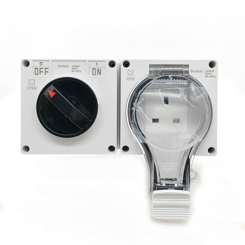 IP66 สวิตช์ผนังกันน้ําแหล่งจ่า - Power Switch Outdoor บทวิจารณ์และราคา