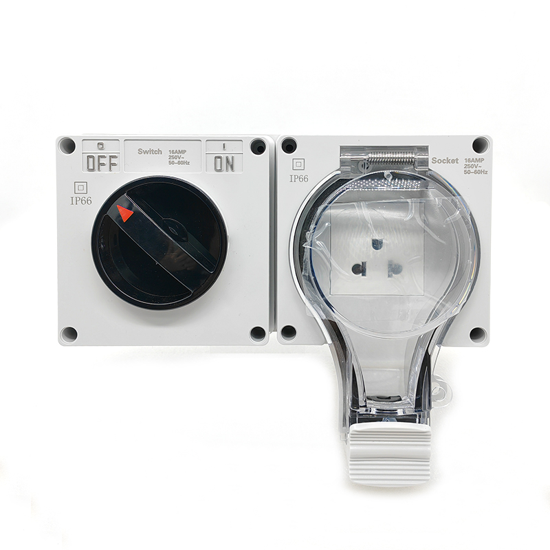 IP66 สวิตช์ผนังกันน้ําแหล่งจ่า - Power Switch Outdoor บทวิจารณ์และราคา