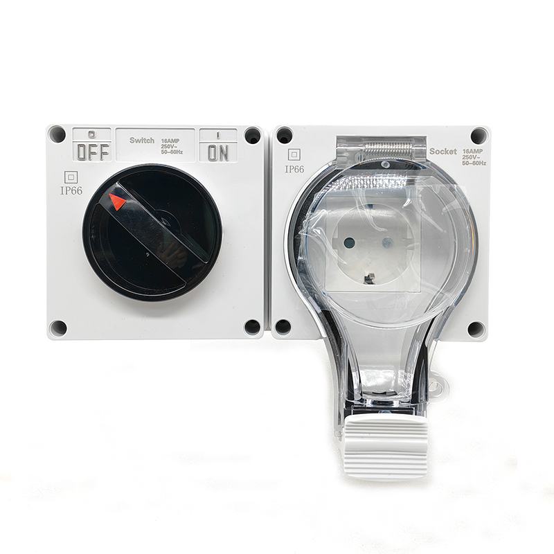 IP66 สวิตช์ผนังกันน้ําแหล่งจ่า - Power Switch Outdoor บทวิจารณ์และราคา