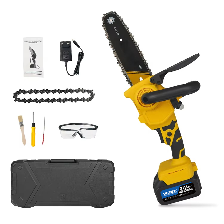 เลื่อยโซ่ไร้สายแบบพกพา ดีไซน์ใ - Electric Chainsaw Battery บทวิจารณ์และราคา