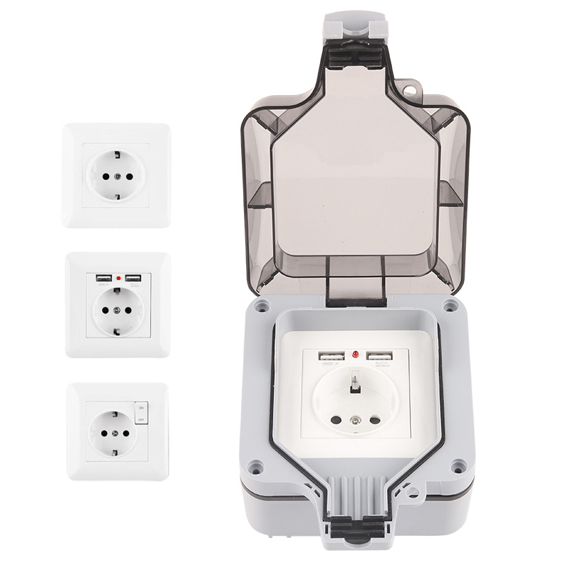 IP66 กลางแจ้ง Weatherproof 16A - Power Switch Outdoor บทวิจารณ์และราคา