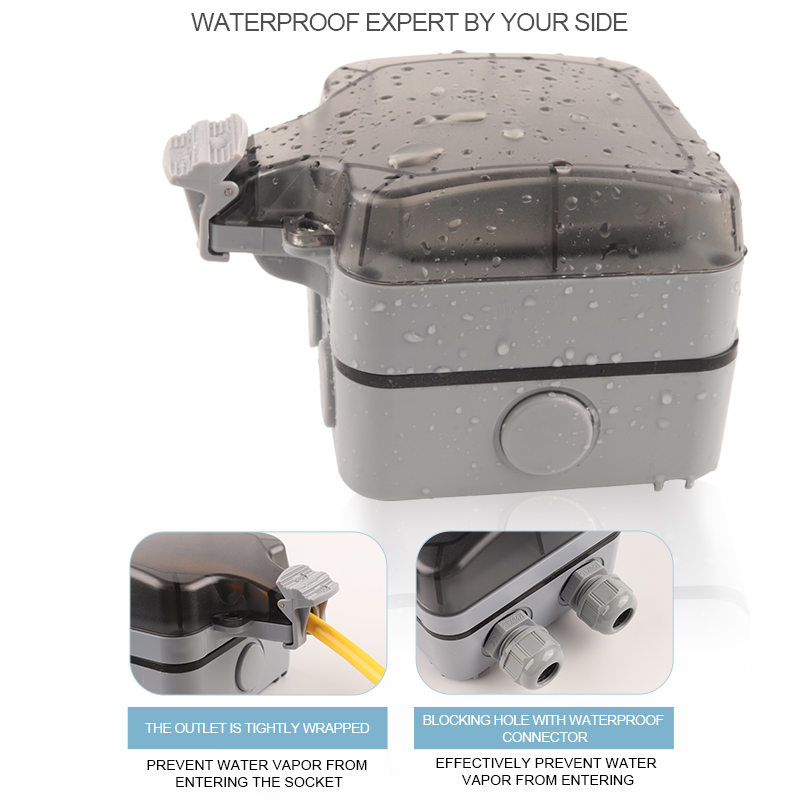 IP66 กลางแจ้ง Weatherproof 16A - Power Switch Outdoor บทวิจารณ์และราคา