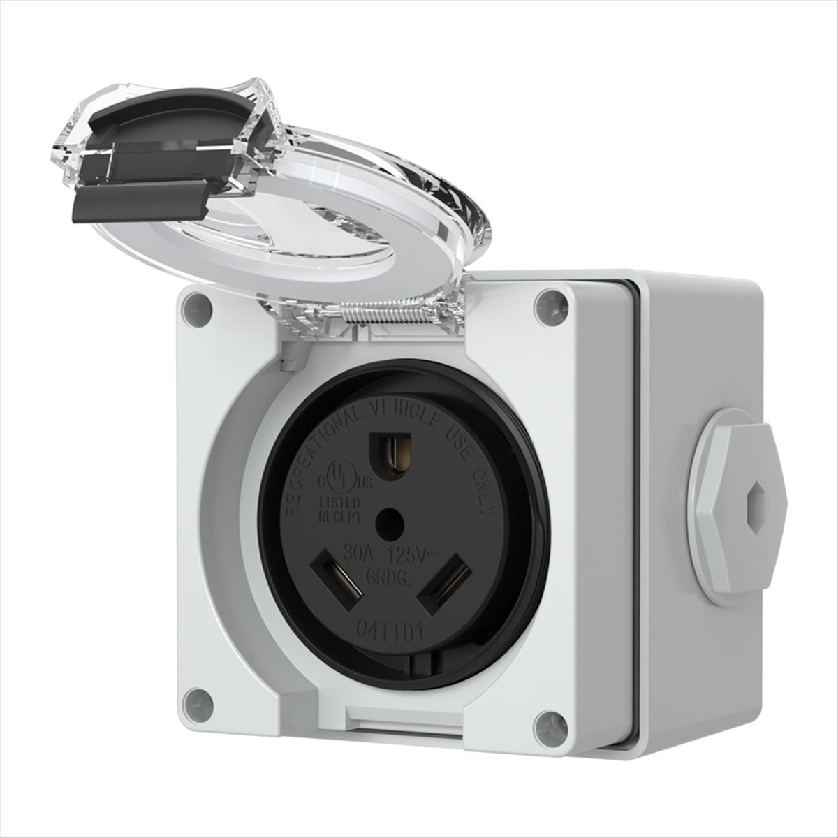 HHTL 30Amp กล่องปลั๊กไฟ,125 โว - Outdoor Power Receptacle บทวิจารณ์และราคา