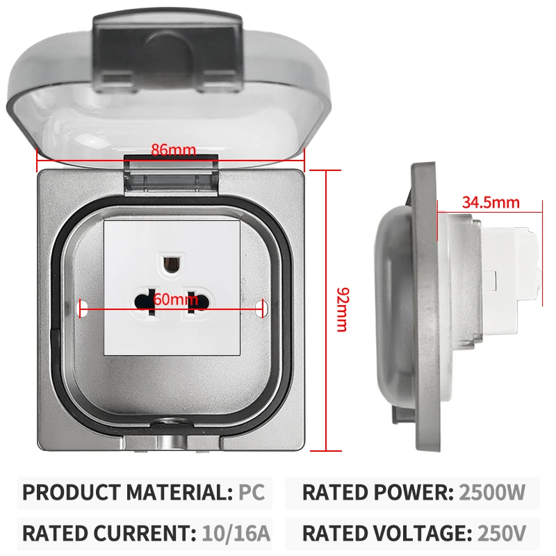 เต้ารับไฟฟ้ากันน้ำกลางแจ้งมาตร - Outdoor Power Receptacle บทวิจารณ์และราคา