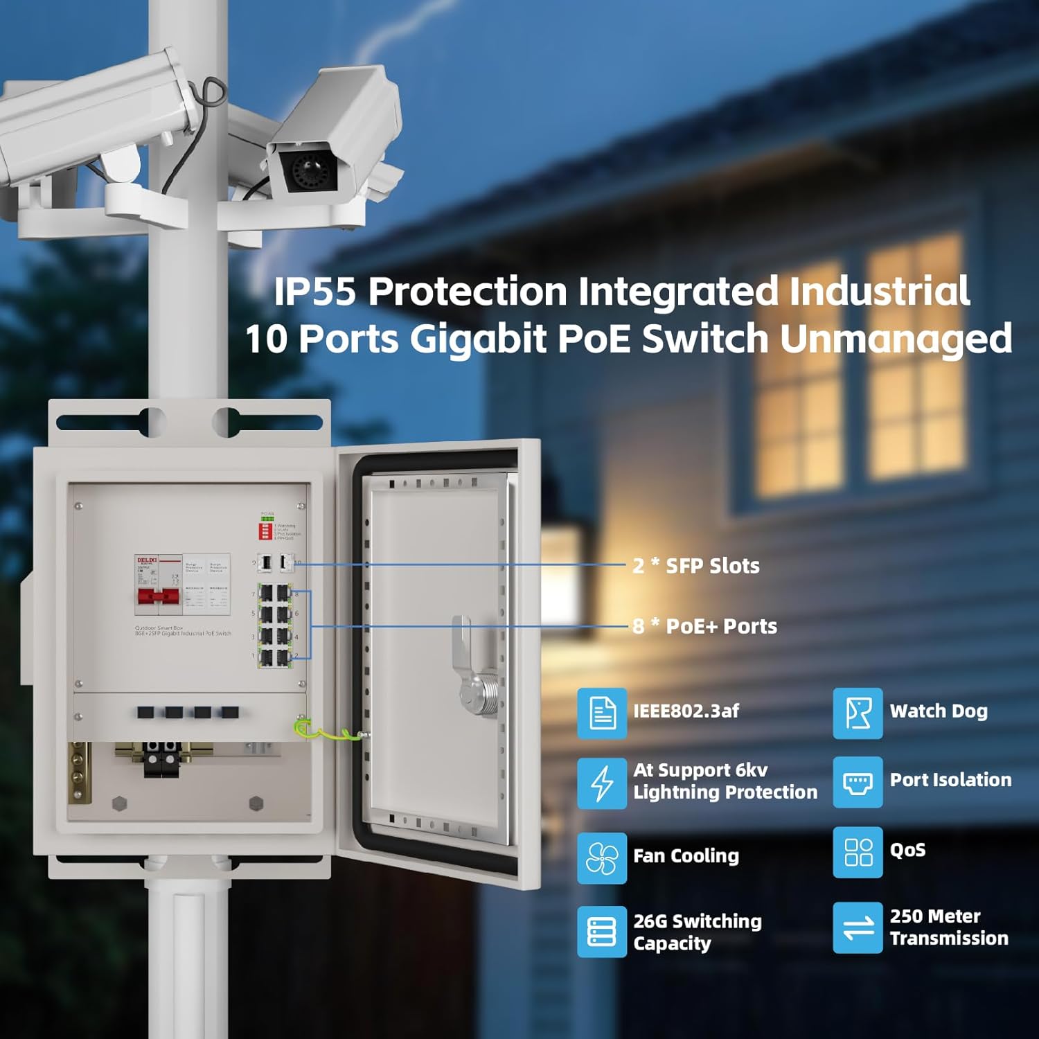 กล่องเครือข่ายอัจฉริยะสำหรับภา - Power Switch Outdoor บทวิจารณ์และราคา